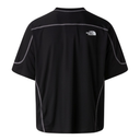 Black athletic shirt with gray accents on a white background