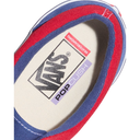 Close-up of a Vans shoe with 'PopCush' technology on a white background