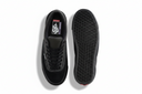 Black Vans sneaker shown from front and side on a white background