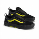 Vans Skate Old Skool Wafflecup Shoes - Reflective Black/Lime Green