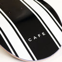 Skateboard Cafe Stripe Deck Black White 8.25"