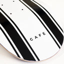 Skateboard Cafe Stripe Deck White Black 8.25"