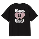 Carhartt WIP Women's Heart II Hartt Tee - Black