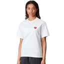 Carhartt WIP Women's S/S Heart II Hartt Tee - White