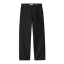 Carhartt WIP Women's Pierce Pant Straight - Black/Rinsed