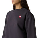 The North Face Women's TNF Red Box Crew Sweathirt Obsidian - Ministry Of Concrete