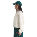 The North Face Women's TNF Red Box Crew Sweatshirt White Dune - Ministry Of Concrete