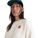 The North Face Women's TNF Red Box Crew Sweatshirt White Dune - Ministry Of Concrete