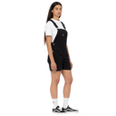 Dickies Women's Duck Canvas Short Bib Stone Washed Black