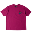 Parra Repeat Pea Tee Dark Magenta