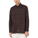 Dickies L/S Work Shirt Dark Brown