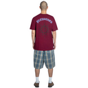 Pleasures x Slipknot Compass Tee Burgundy