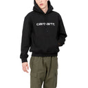 Carhartt WIP Hooded Carhartt Sweat Black White