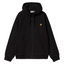 Μπουφάν Carhartt WIP με κουκούλα American Script Black