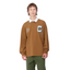 Carhartt WIP L/S Brown Ducks Rugby Shirt Hamilton Brown White