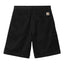 Carhartt WIP Mart Short Black Stone Washed