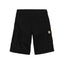 Carhartt WIP Regular Cargo Short Black Rinsed