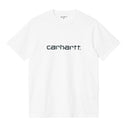 Carhartt WIP S/S Script Tee White Black