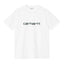 Carhartt WIP S/S Script Tee White Black