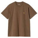 Carhartt WIP S/S Chase Tee Chocolate Gold