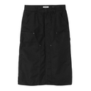 Carhartt WIP W' Double Knee Skirt Black Rinsed