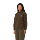 Carhartt WIP Women's L/S Leo Shirt Camo Leo Tamarind Garment Dyed