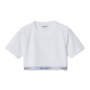 Carhartt WIP Women's Script Crop Top White