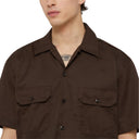 Dickies S/S Work Shirt Dark Brown