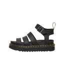 Dr. Martens Blaire Hydro Leather Strap Sandals Black