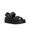 Dr. Martens Voss II Leather Strap Sandals Black