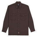 Dickies L/S Work Shirt Dark Brown