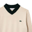 Lacoste W Cotton Pima Golf Sweater White Green