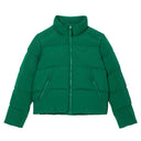 Lacoste Women's Stowable Hood Puffer Jacket Green