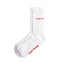 Last Resort AB Right Angle Bubble Socks White