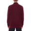 Magenta Waffle L/s Polo Burgundy