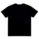 Μαύρο oversized ανδρικό T-shirt Ministry Of Concrete από βαμβακερό jersey με χαλαρή εφαρμογή, πίσω όψη.