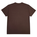 Πίσω όψη της καφέ oversized μπλούζας Ministry Of Concrete Talisman από βαμβακερό jersey με κοντά μανίκια.