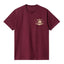 Moc Gas Station Tee Burgundy