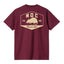 Moc Gas Station Tee Burgundy