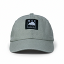 Gray cap with a black patch featuring 'MOC Premium Salts' logo on a white background