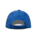 Blue baseball cap on a white background