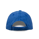 Blue baseball cap on a white background