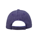 Navy blue baseball cap on a white background