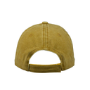 Yellow baseball cap on a white background