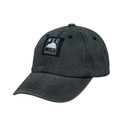 Dark gray cap with a logo on a white background