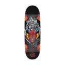 Santa Cruz x Stranger Things Hellfire Flame Deck - Black/Red - 9" - Ministry Of Concrete