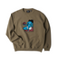 Parra Future Visions Rundhals-Sweatshirt Steingrau