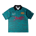 Parra Sports Flage Polo Shirt Deep Sea Green