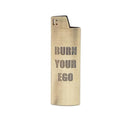 Pleasures Ego Lighter Case Brass Gold