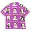 Pleasures Head Button Down Purple